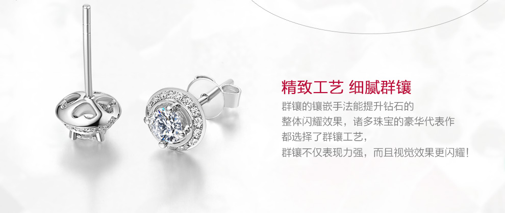璀璨之星/18K金钻石耳钉